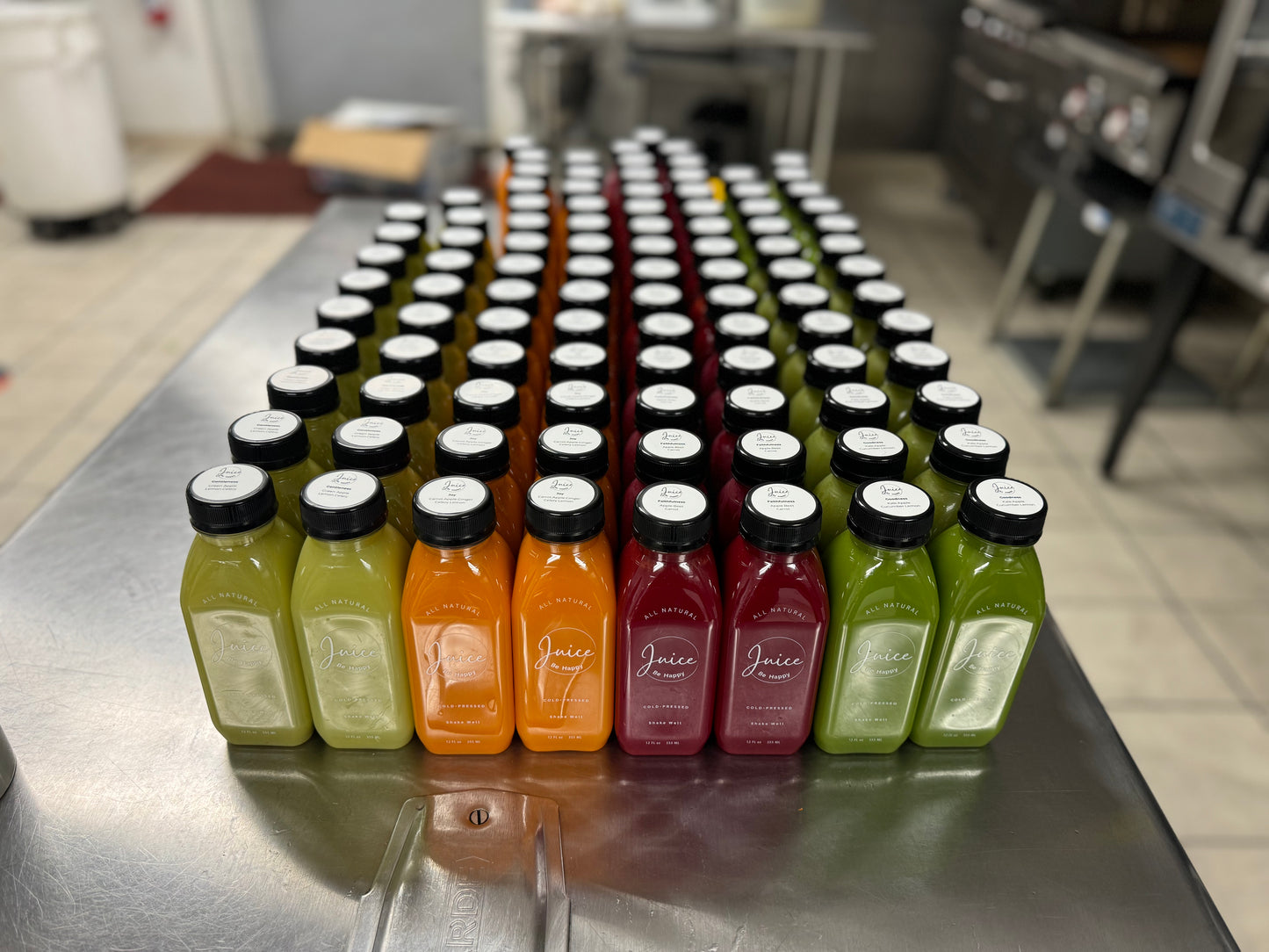 Juice Be Happy 30-Day Juice Bundle full month of cold pressed juices to reset digestion, increase energy, and support long-term wellness.