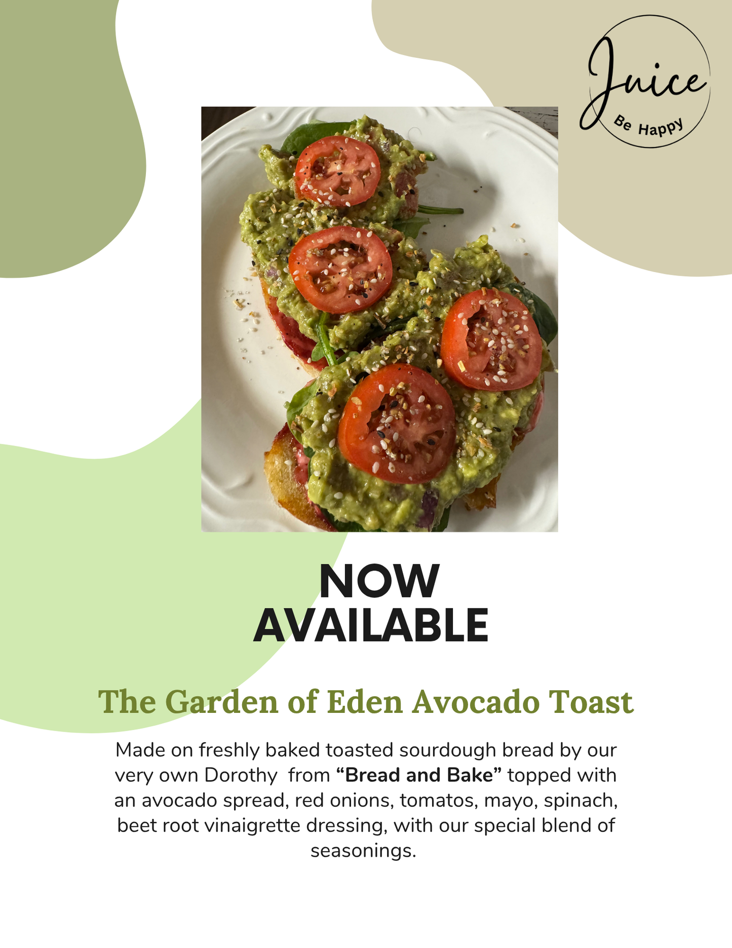 Garden of Eden ( Avocado Toast)