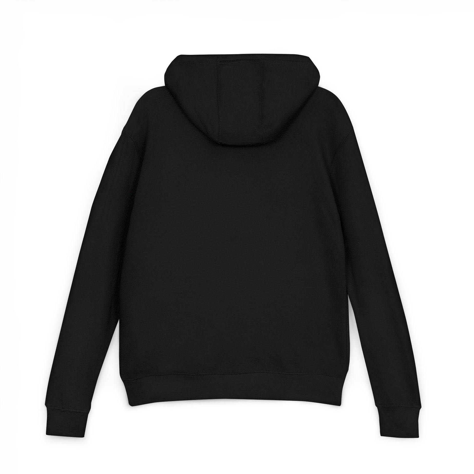 Black hoodie on a white background